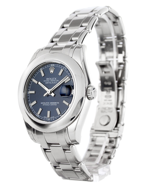 Rolex Datejust Édition Spéciale 81209 31 MM Baton Blue Dial Oyster Steel Replica 