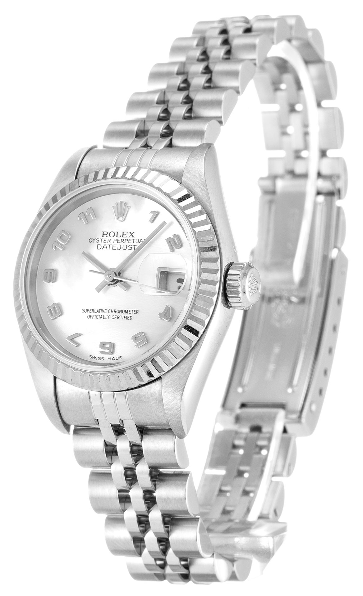 Rolex Datejust Lady 79174 26 MM Oyster Steel Silver Dial Replica 
