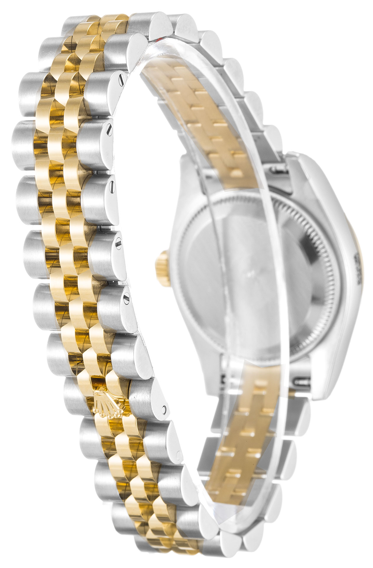 Rolex Datejust Lady 179173 26 MM Duotone Gold Dial Diamond Markers Silver Case Jubilee Strap Replica 