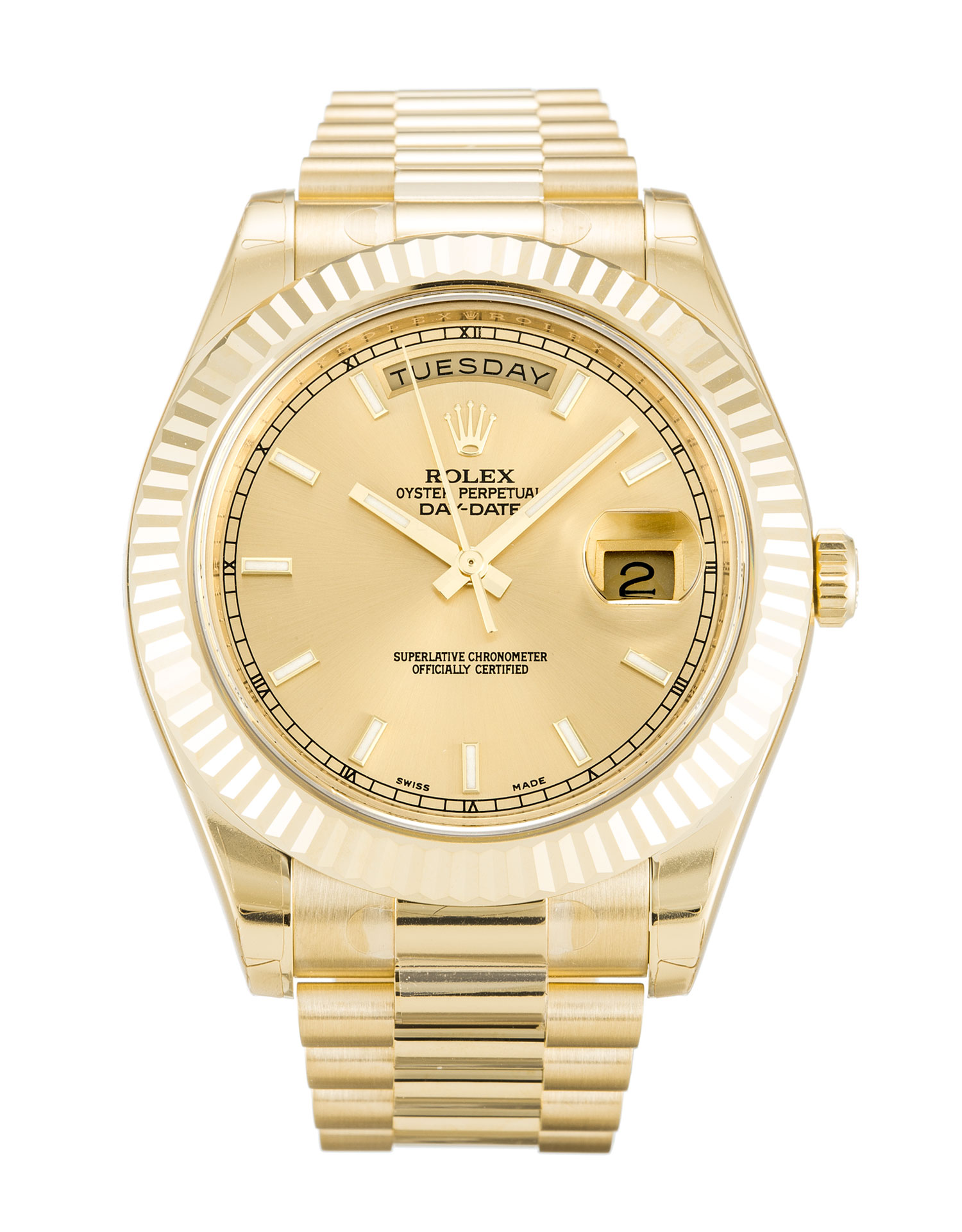 Replica Rolex (unchanged) Day-Date II 218238 - View 1