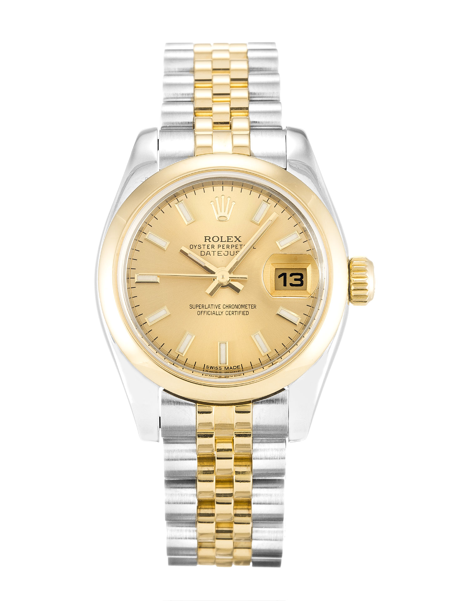 Rolex Datejust 179163 26 MM Double Tone Gold & Silver Case Dial Jubilee Strap Replica