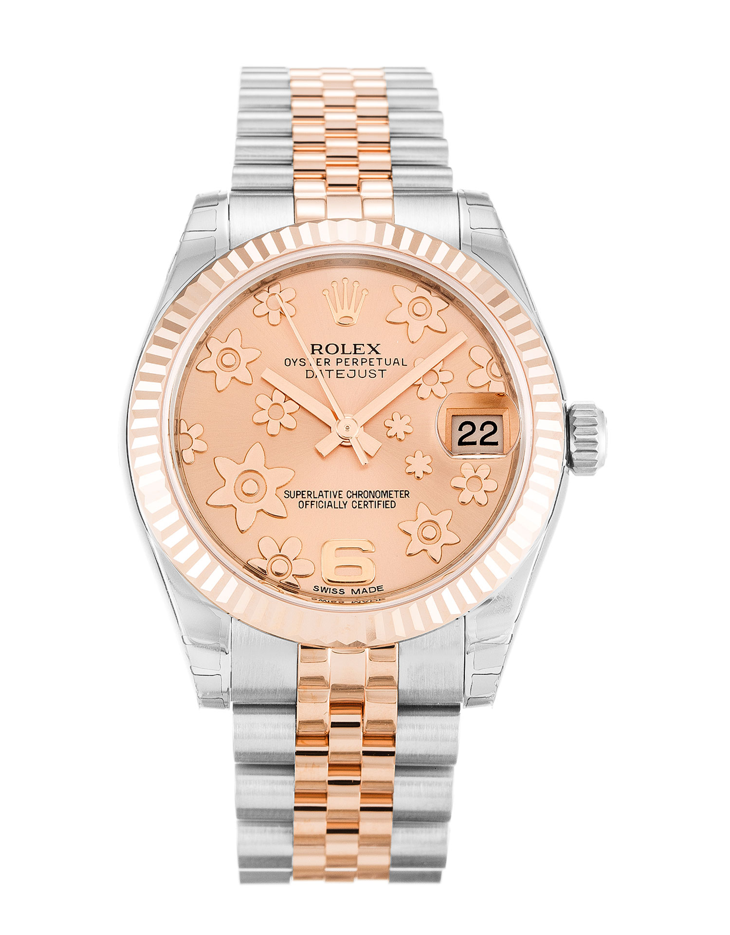 Replica Rolex (unchanged) Datejust taille moyenne 178271 - View 1