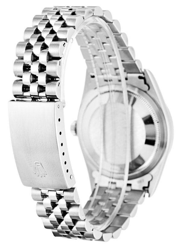 Rolex Datejust 16234 36 MM Pink Dial Oyster Steel Case Silver Roman Numerals Jubilee Strap Replica