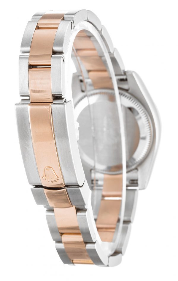 Rolex Datejust Women 179171 26 MM Duotone Rose Gold Oyster Strap Silver Case Pink Dial Roman Numerals Replica