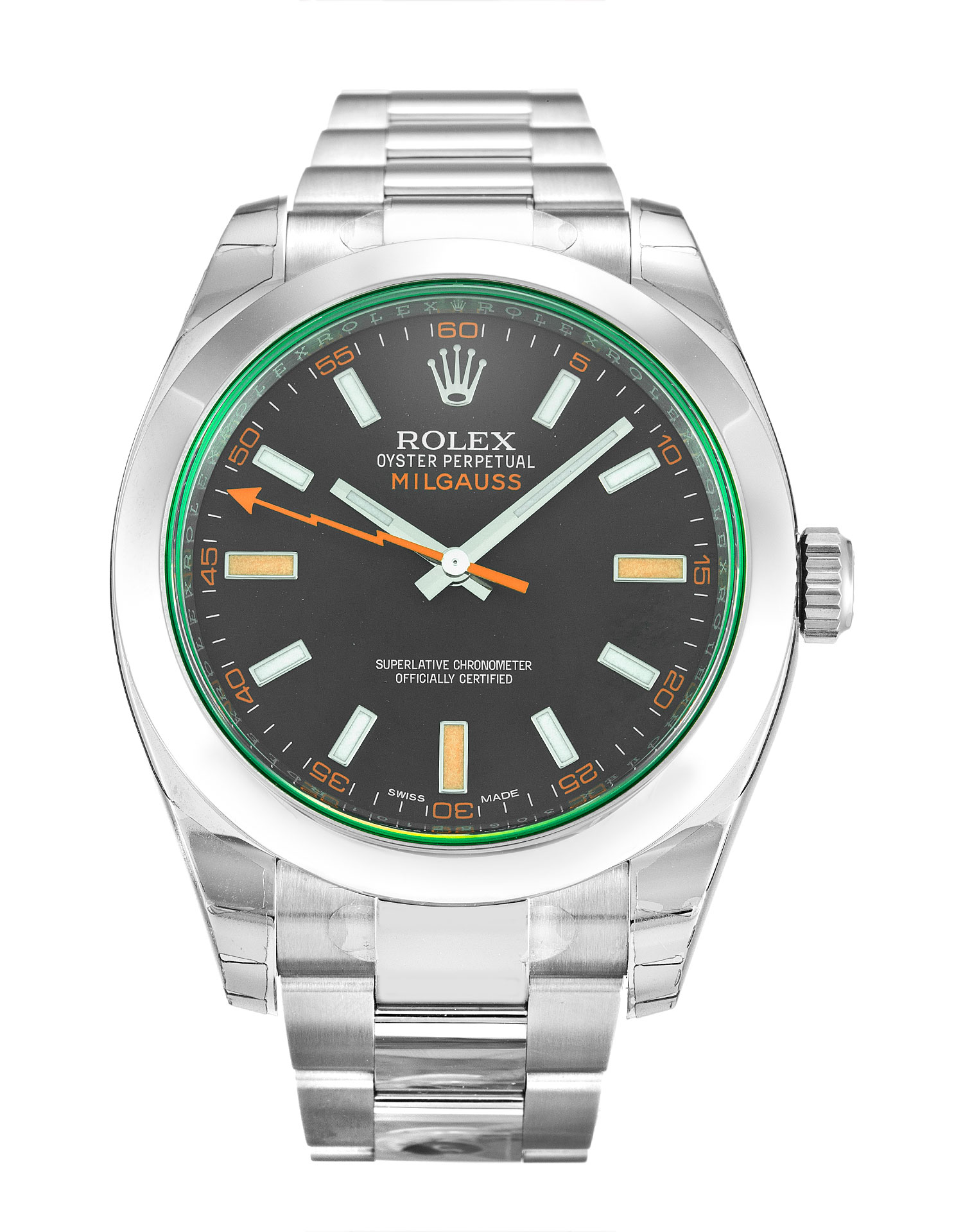 Replica Rolex (unchanged) Milgauss 116400 GV - View 1