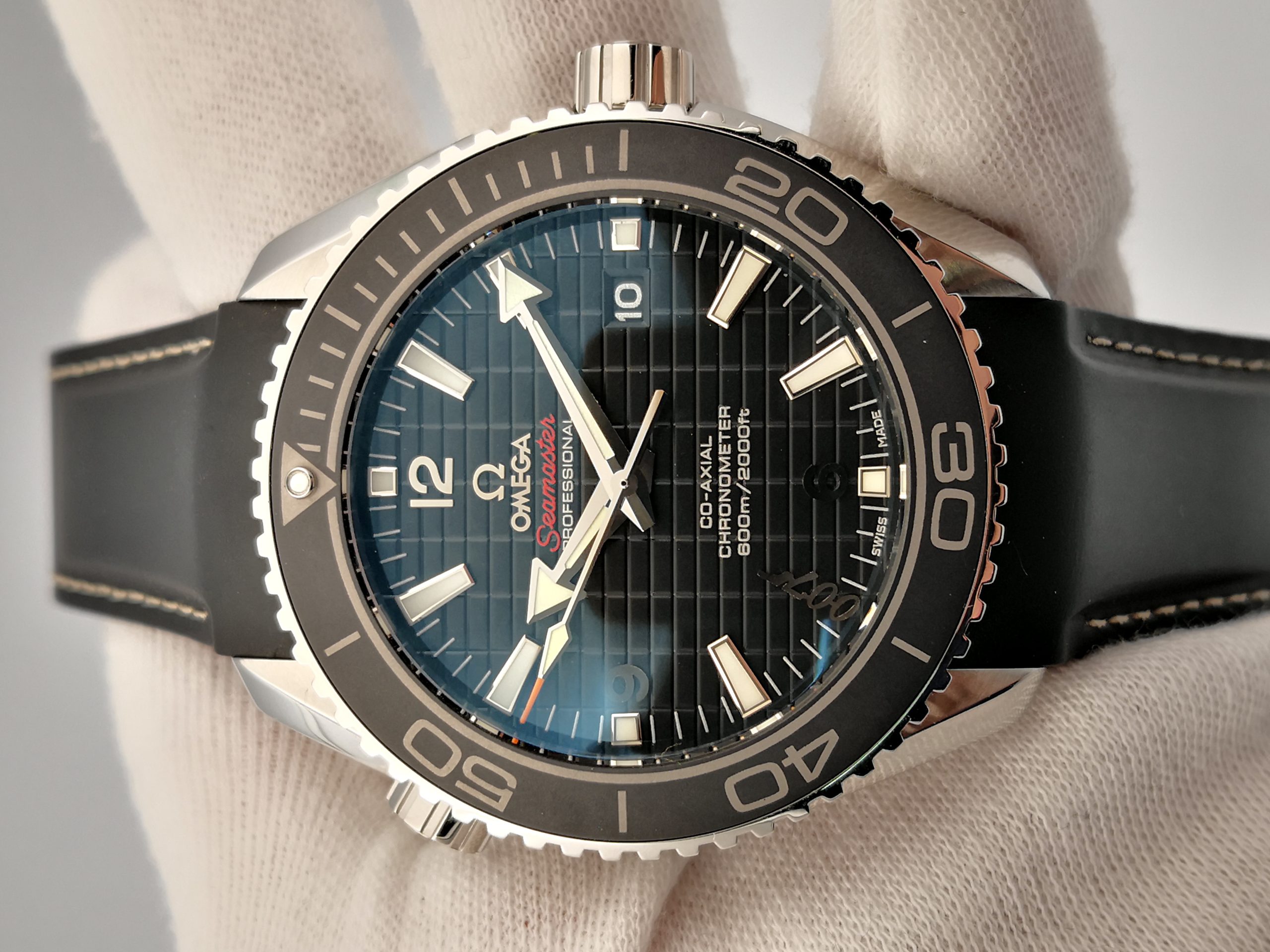 Omega Planet Ocean Professional Ceramic Bezel 45mm OMF 007 Rubber Strap A8501 - View 1
