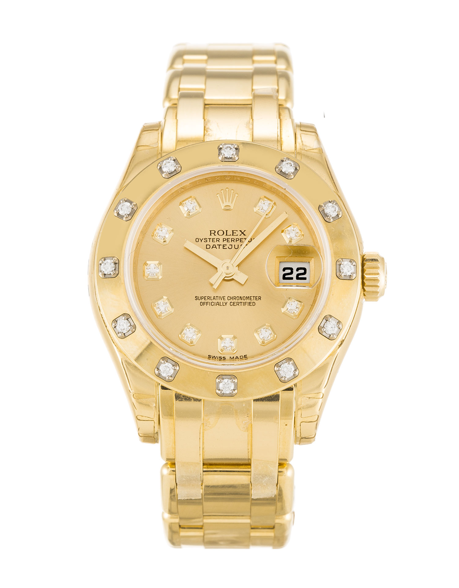 Replica Rolex (unchanged) Pearlmaster 80318-29 MM - View 1