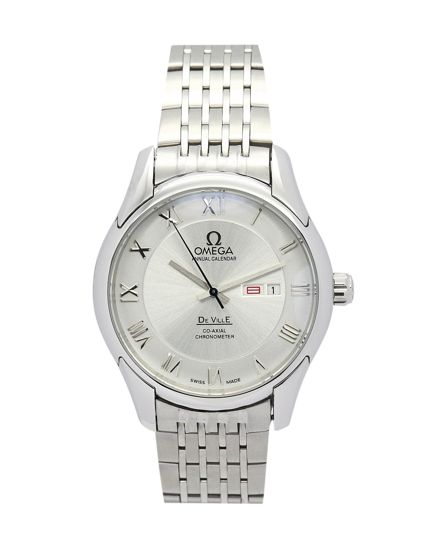 Replica Omega De Ville Hour Vision Acier Silver - View 1