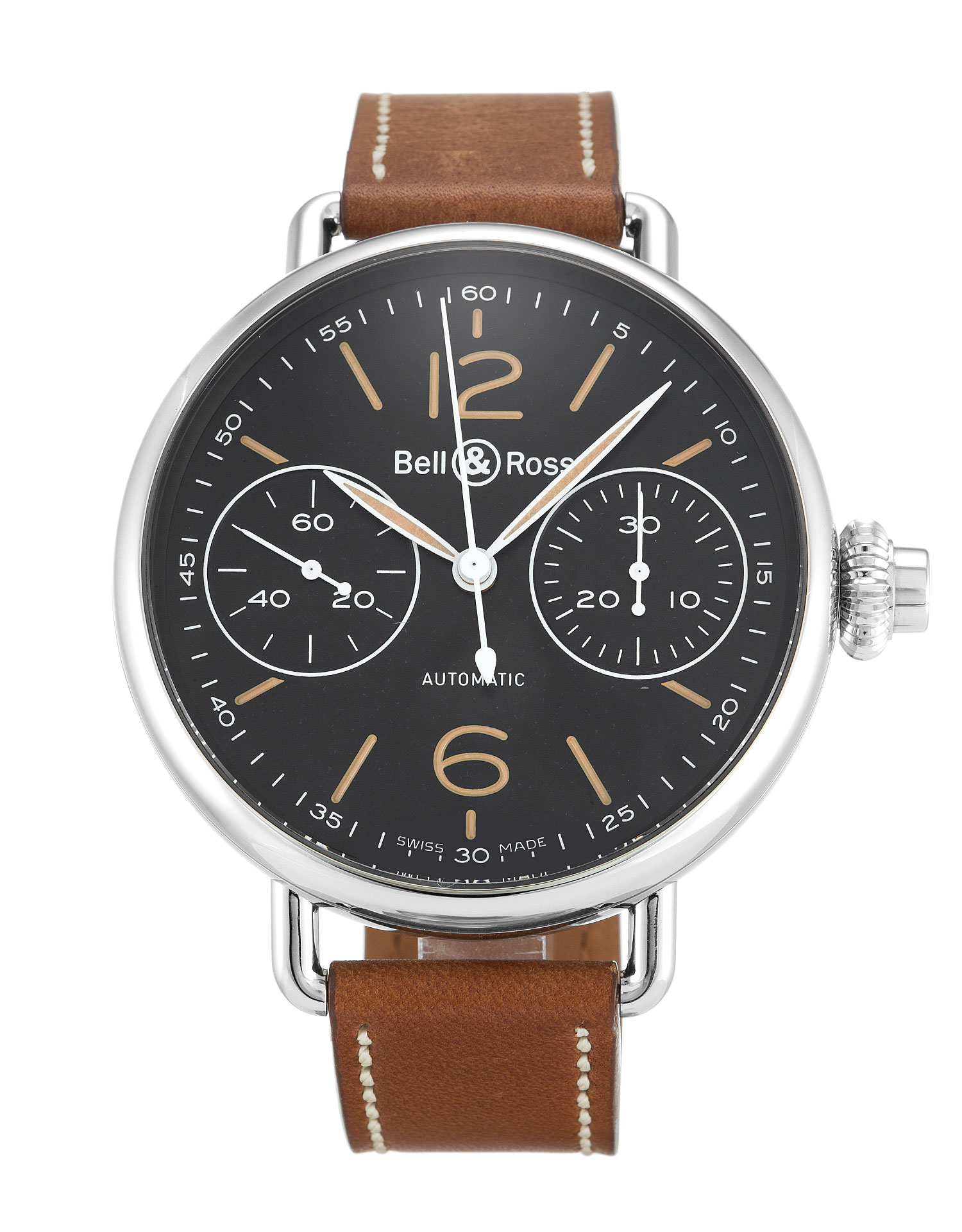 Bell and Ross Replica Vintage BEWW1-MONO-HER/S-44 MM - View 1
