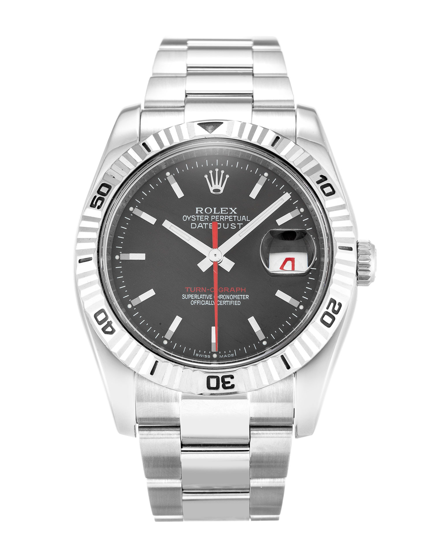 Replica Rolex (unchanged) Datejust Turn-O-Graph 116264 - View 1