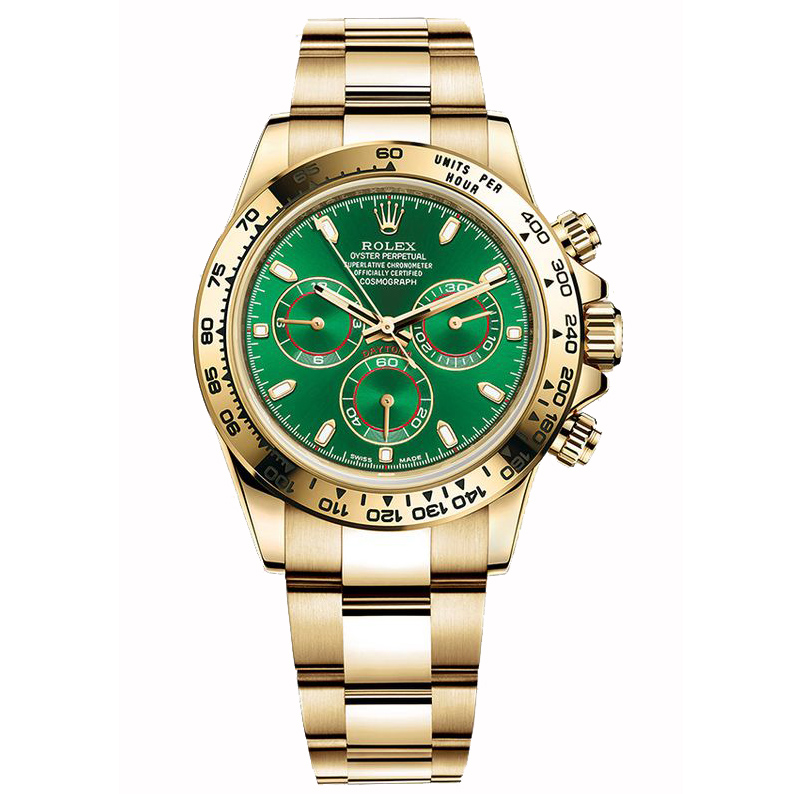 Replica Rolex (unchanged) Daytona Green 116508 - View 1