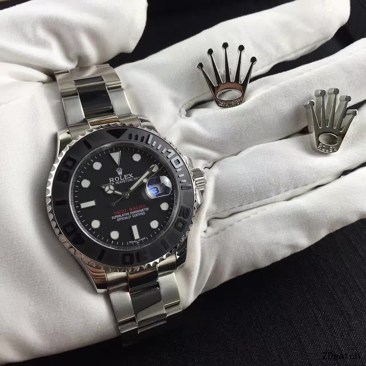 Replica Rolex Yacht-Master Black | RLX 3 - View 1