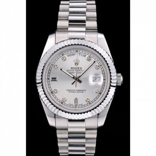 Replica Rolex Day-Date Platinum 118346 - View 2