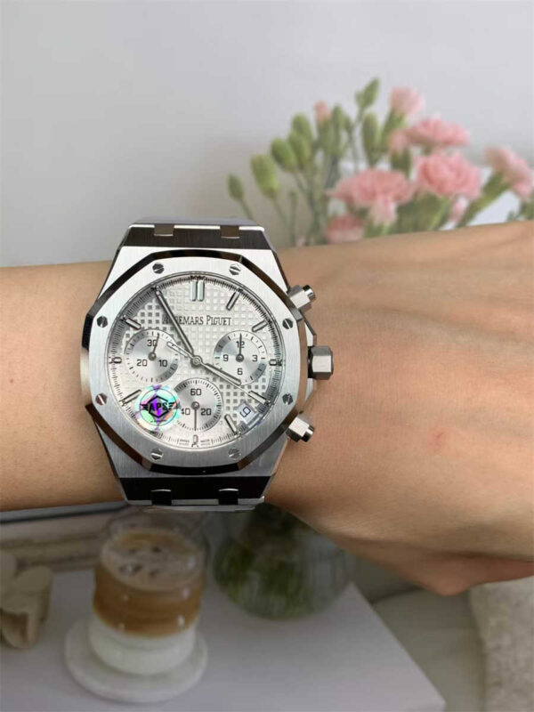 Audemars Piguet 26240ST Chronograph Replica – APS Royal Oak Offshore 41mm Stainless Steel - clean factory product image 13