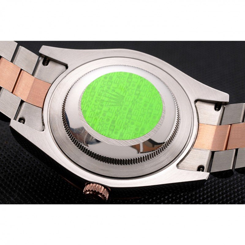 Replica Rolex Datejust Rose Gold Dial And Bezel Stainless Steel Case Two Tone Bracelet - View 6