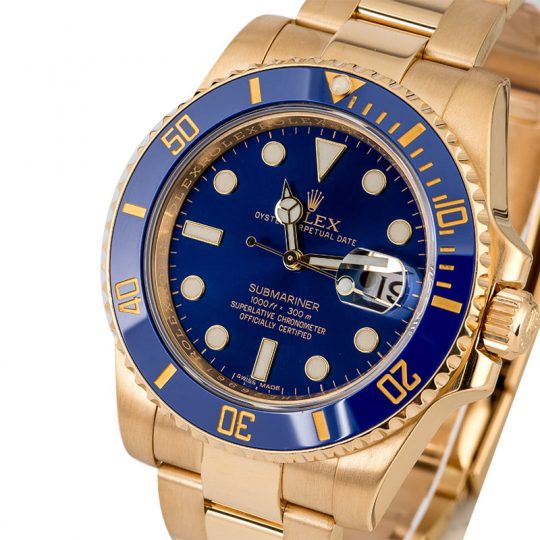 Replica Rolex Submariner Date 126618LB Blue - View 2