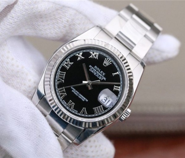 Replica Rolex DateJust 36 mm SS 116234 ARF Dial Black Markers romains Bracelet / Strap Oyster 904L SA3135