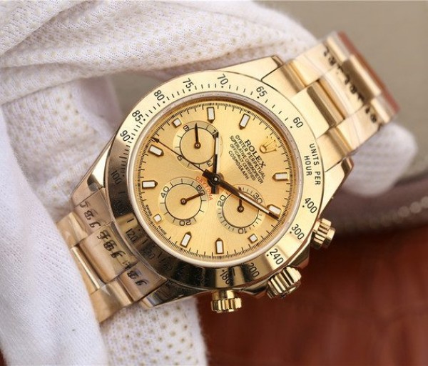 Replica Rolex Daytona YG Dial en or jaune BP Bracelet / Strap YG A7750