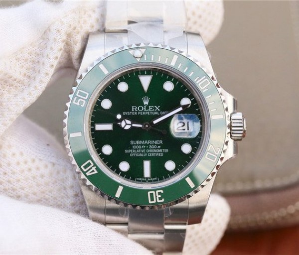 Replica Rolex (unchanged) Submariner 116610 LV en céramique Greene VRF SS A2836 - View 1