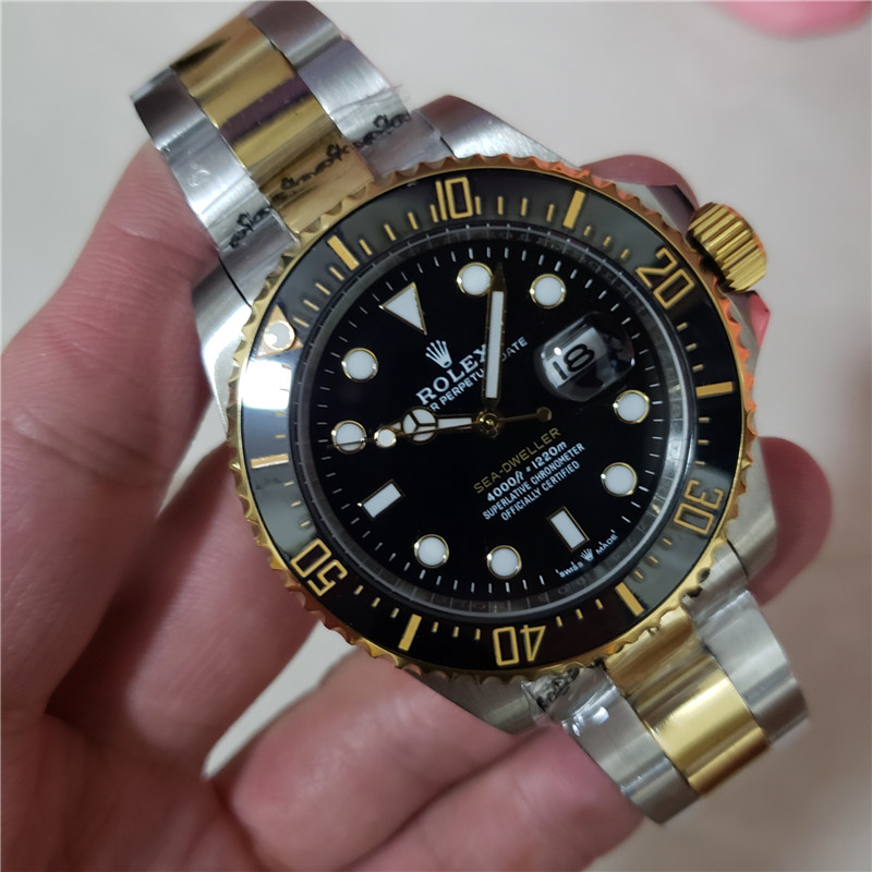 Replica Rolex Sea-Dweller Silver-Gold | RLX 89 - View 2