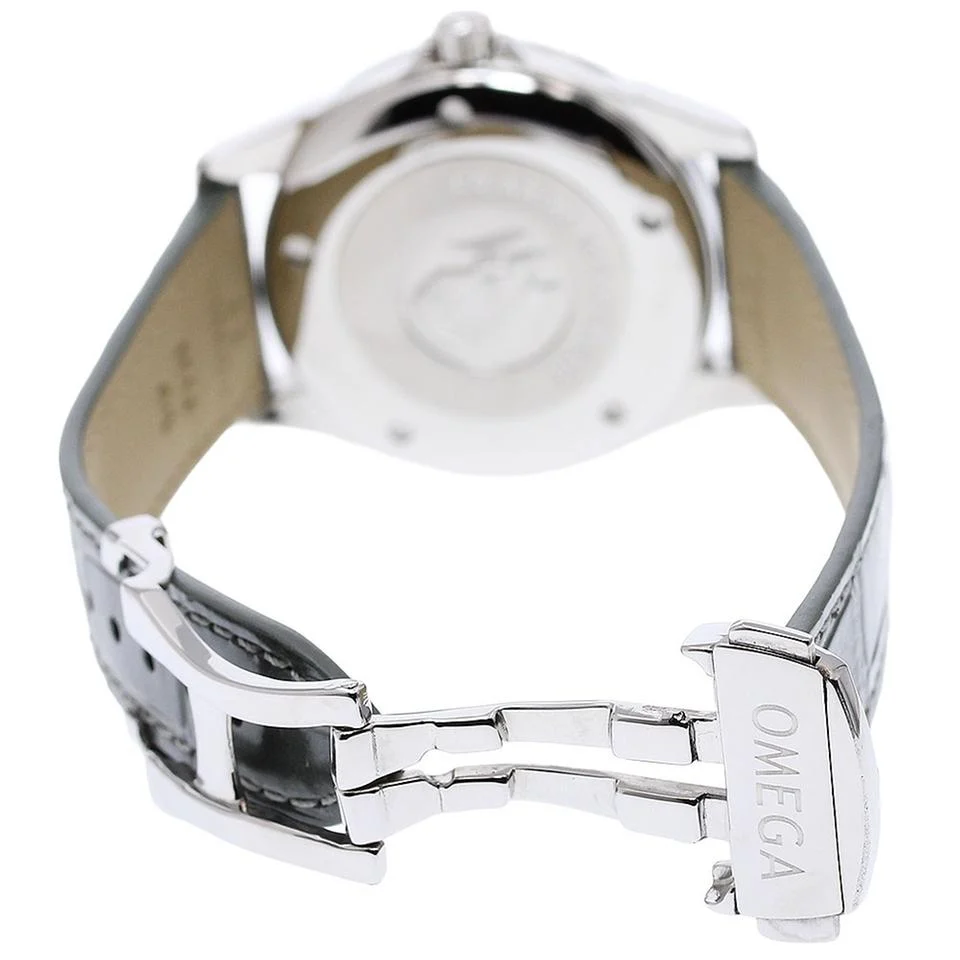 Omega De Ville Co-Axial 4833.40.31 Grey Dial Black Leather Strap Replica