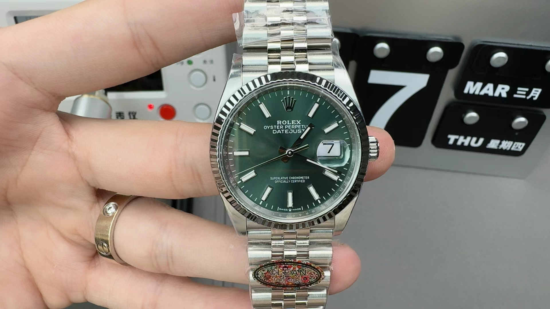 Clean Factory Datejust 36 126234 – Green Dial 36mm Rolex Clone - clean factory product image 5