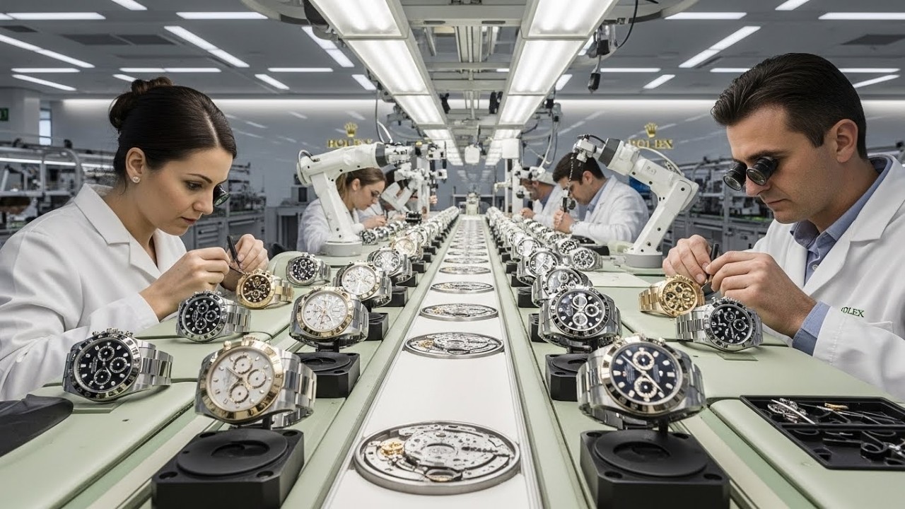 Inside a Swiss Watch Factory (Process Factory)