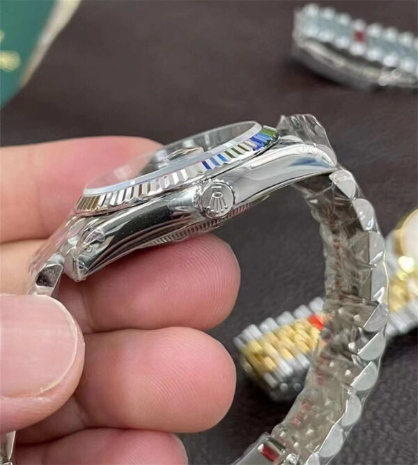 Rolex Datejust 36 Palm Dial Diamond Replica – VS Factory M126234-0055 with Dandong 3235 Movement - clean factory product image 17