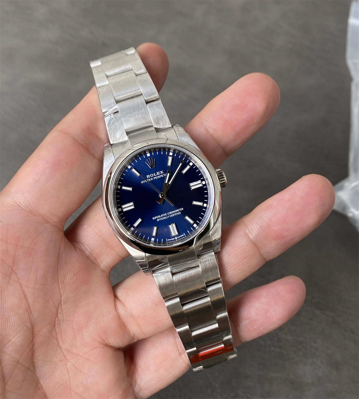 Rolex Oyster Perpetual 36 Blue Dial Replica – VS Factory 126000-0015 with Dandong 3230 Movement - clean factory product image 4
