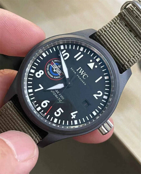 V7 Factory IWC IW324712 Replica – Ceramic Pilot Mark XVIII SFTI-Style 41 mm Auto Watch - clean factory product image 15