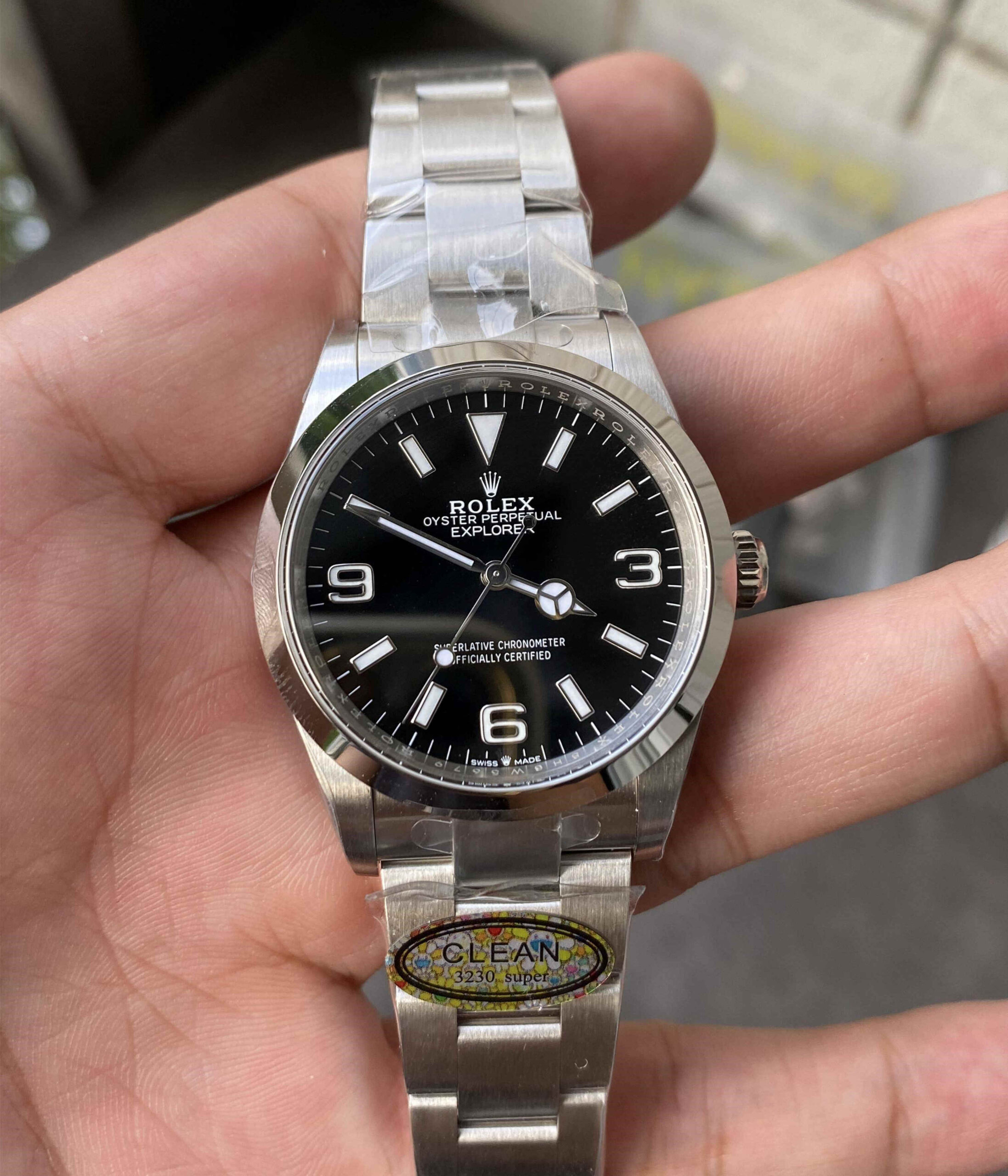 Clean Factory Rolex Explorer I 36mm – Black Dial Replica - clean factory product image