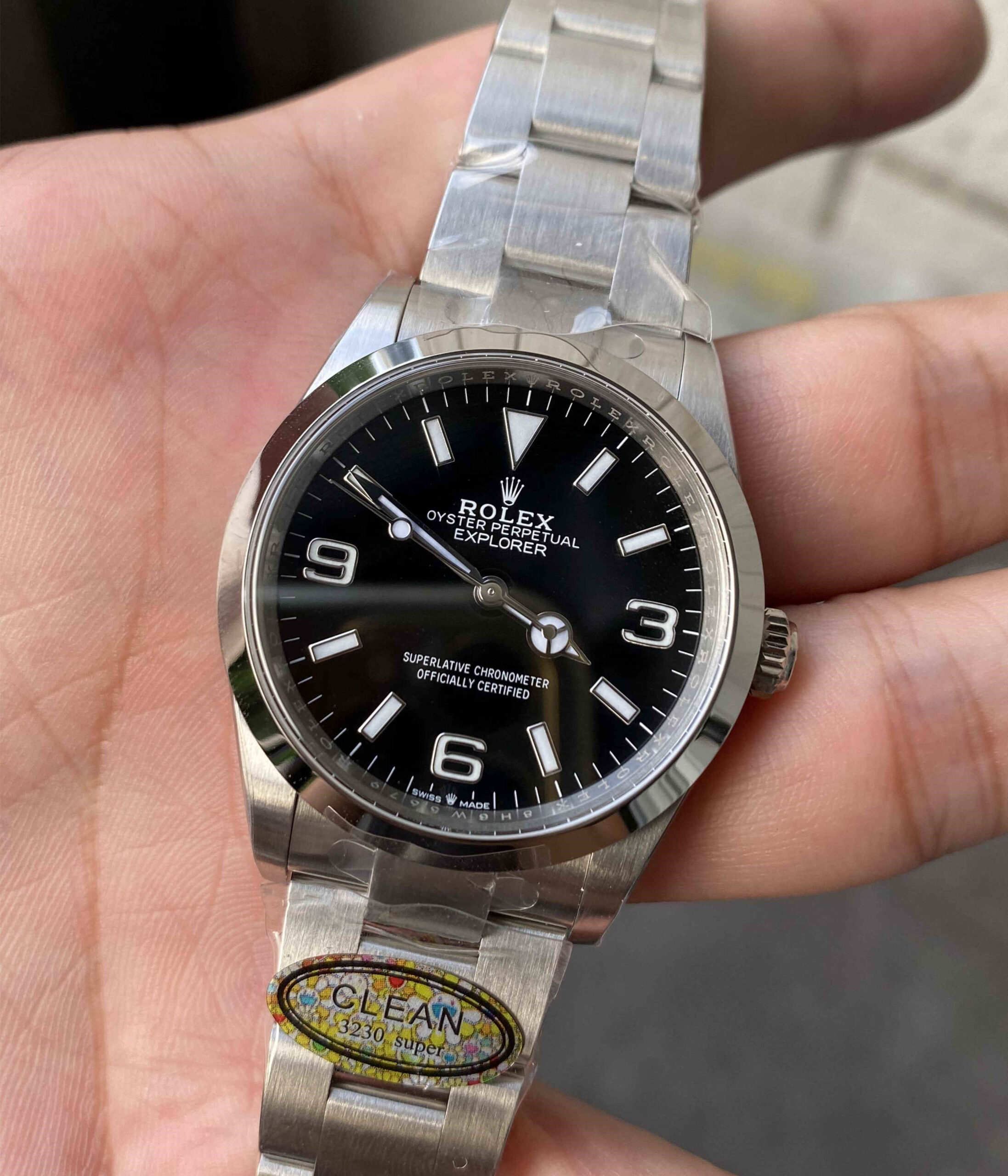 Clean Factory Rolex Explorer I 36mm – Black Dial Replica - clean factory product image 2