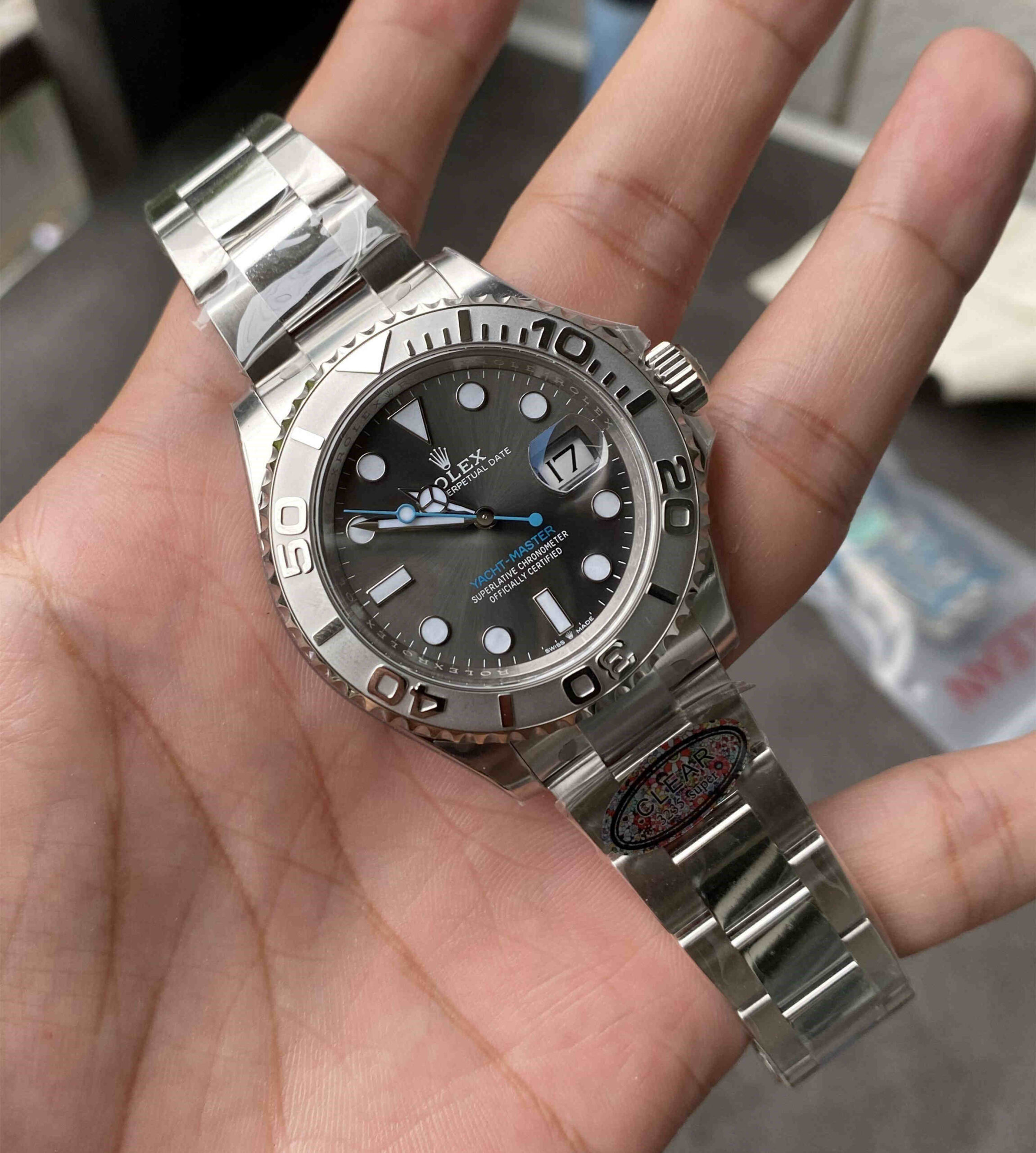 Clean Factory 126622‑0001 – 40mm Grey Yacht-Master Replica - clean factory product image 3