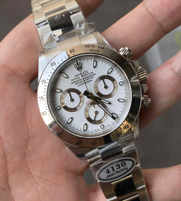 Clean Factory 116520 White Dial – 40mm Daytona Replica - clean factory product image 18