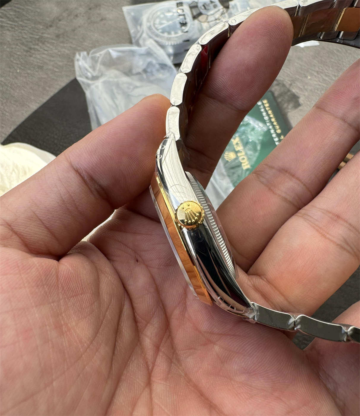 Rolex Explorer 36mm Two Tone Replica – VS Factory M124273-0001 with Dandong 3230 Movement - clean factory product image 6