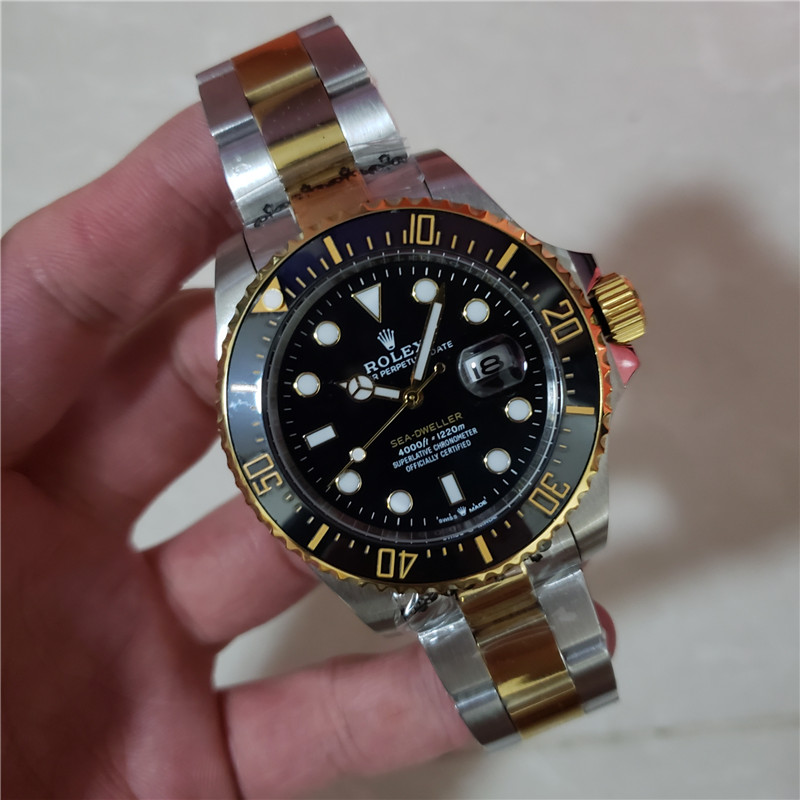 Replica Rolex Sea-Dweller Silver-Gold | RLX 89 - View 4