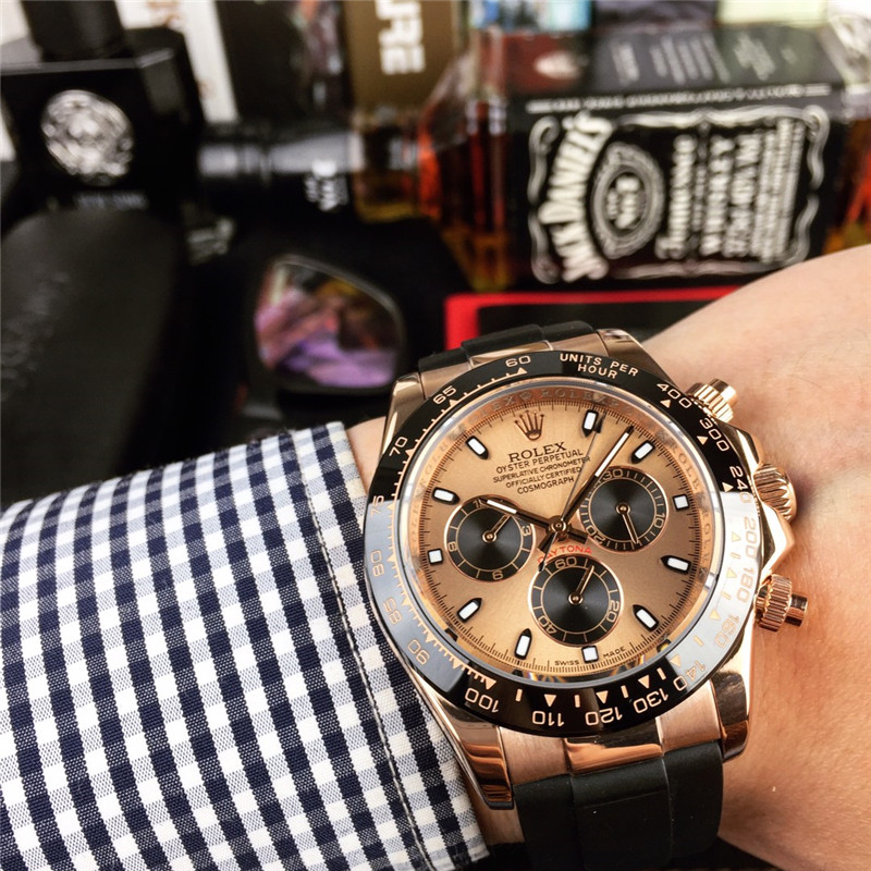 Replica Rolex Daytona Rose Gold | RLX 23 - View 1