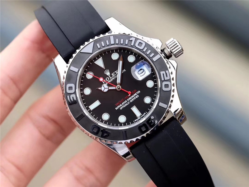 Replica Rolex Yacht-Master Silver | RLX 26 - View 4