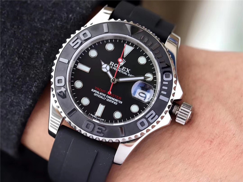 Replica Rolex Yacht-Master Silver | RLX 26 - View 3