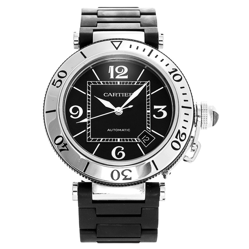 Replica Montre Pasha Blacke de Cartier W31077U2 - View 1