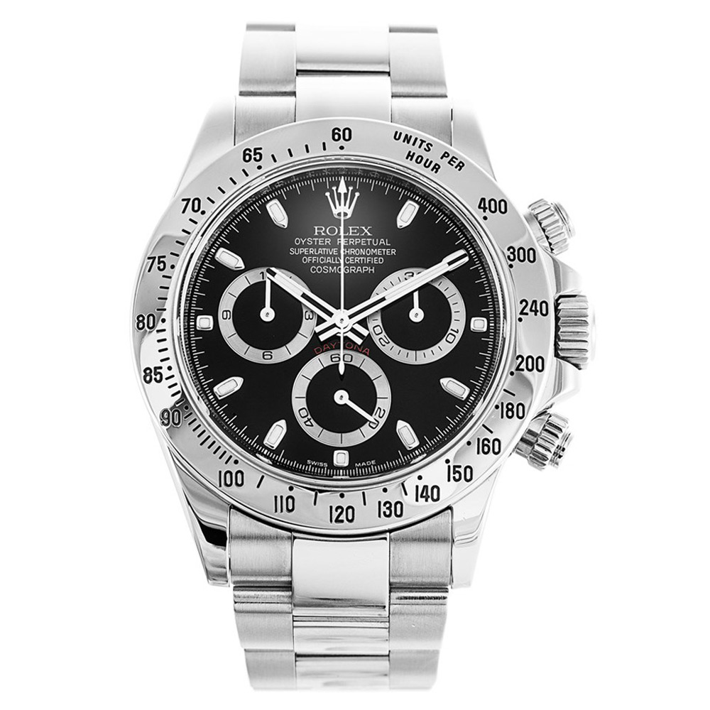 Replica Rolex (unchanged) Daytona Black 116520 - View 1