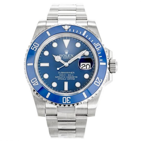 Replica Rolex Submariner Blue 116619LB - View 1