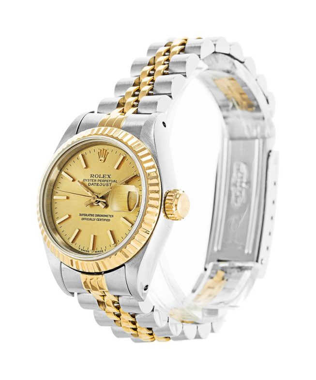 Replica Rolex Datejust Ladies Two Tone 69173 - View 2