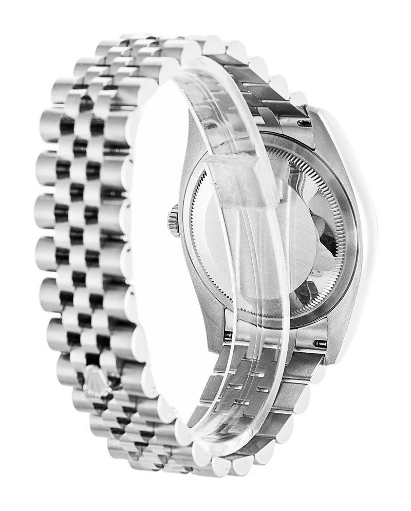 Replica Rolex Datejust 116234 36MM Diamond Markers Oyster Steel Case White Dial Jubilee Strap