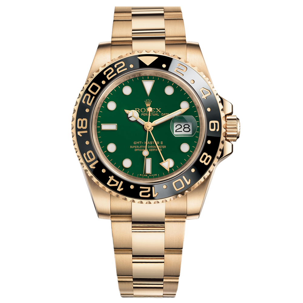 Replica Rolex (unchanged) GMT Master II Green 116718GSO - View 1
