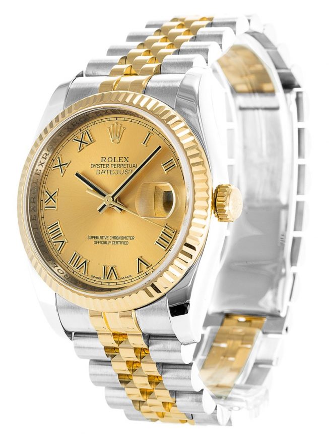 Replica Rolex Datejust Roman Numerals 116233 - View 2