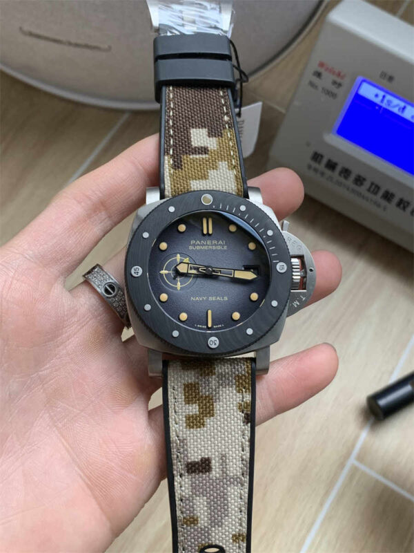 VSF Panerai PAM1669 – 47mm Submersible Navy SEALs Limited Edition Replica - clean factory product image 12