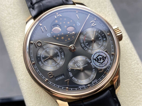APS Factory IWC Portuguese IW503404 Replica – 44.2mm Red Gold Perpetual Calendar Watch - clean factory product image 11