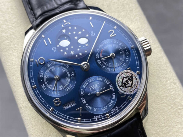 APS Factory IWC Portuguese Perpetual Calendar Replica – 44.2mm Luxury Automatic Watch in Premium 18K Finish - clean factory product image 14