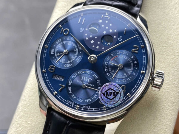 APS Factory IWC Portuguese Perpetual Calendar Replica – 44.2mm Luxury Automatic Watch in Premium 18K Finish - clean factory product image 15